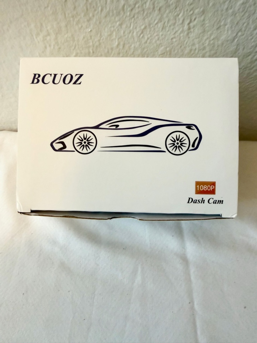 1080P White Dash Cam - On-Dash Car Camera